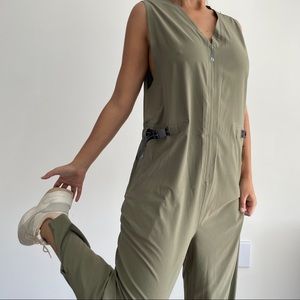 NWT Lululemon lab sarala jumpsuit light military - army green